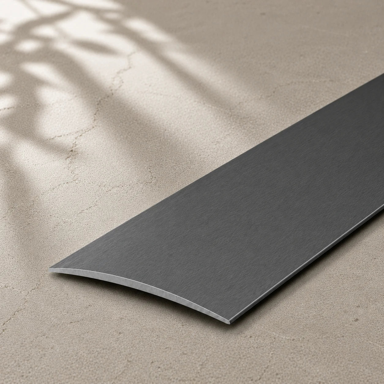 80mm Self-Adhesive Aluminium Door Threshold Strip In Black Color